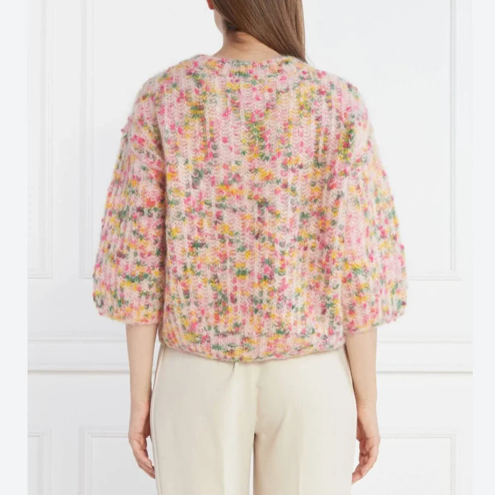 Weekend MaxMara Tessile Alpaca Blend Sweater Multi Color Size S NWT - Picture 5 of 15